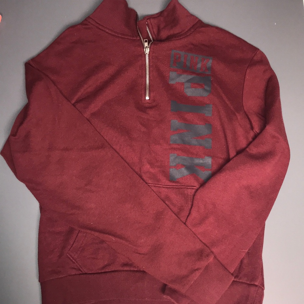 Maroon PINK sweatshirt